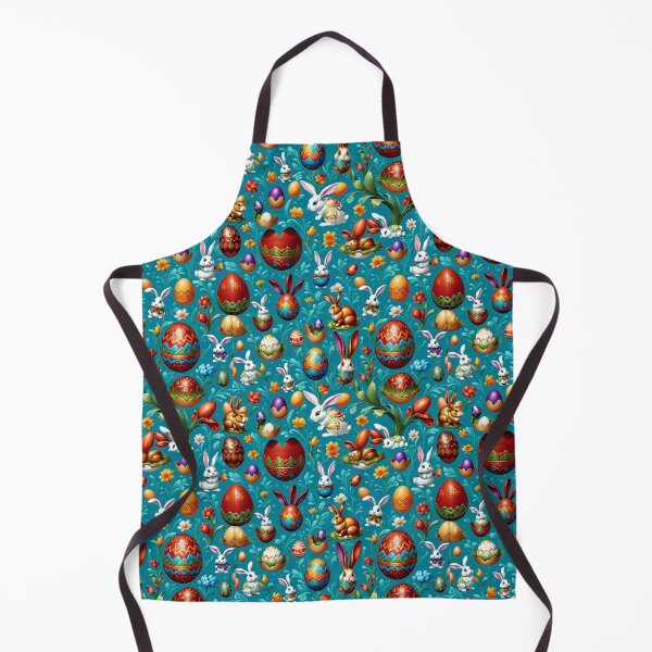 Item preview, Easter Eggs and Bunnies Seamless Pattern designed and sold by Korral.
