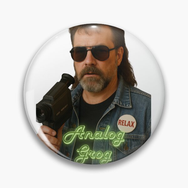 Item preview, Analog Grog Says "Relax!" designed and sold by GJTImageryCo.