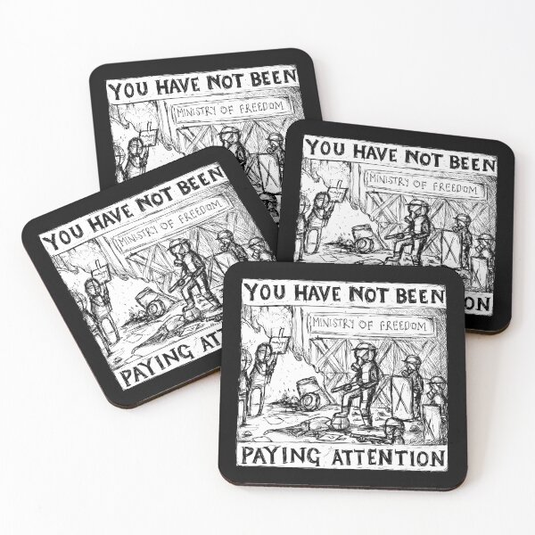 Item preview, You Have Not Been Paying Attention (Again) - 2+2=5 - illustrated lyrics. designed and sold by bangart.
