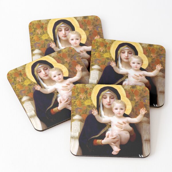 Item preview, William-Adolphe Bouguereau - Madonna of the Lilies designed and sold by Jon-Baran.