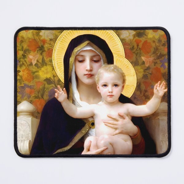 Item preview, William-Adolphe Bouguereau - Madonna of the Lilies designed and sold by Jon-Baran.