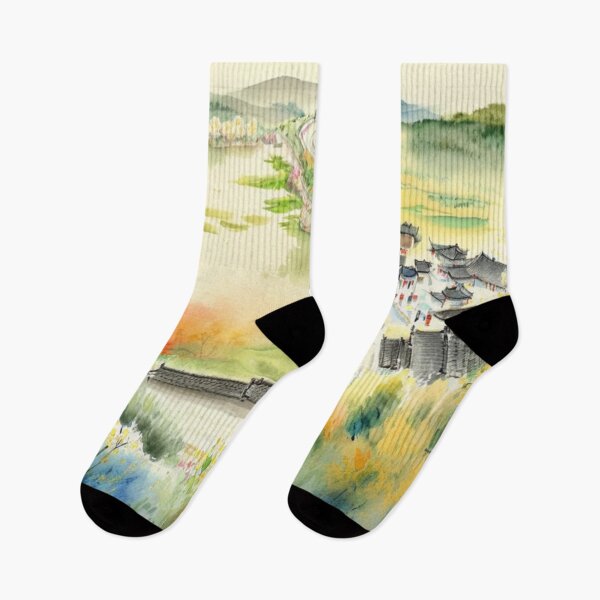 Item preview, Torcross and Slapton 3（watercolour + AI) designed and sold by artsmeow.