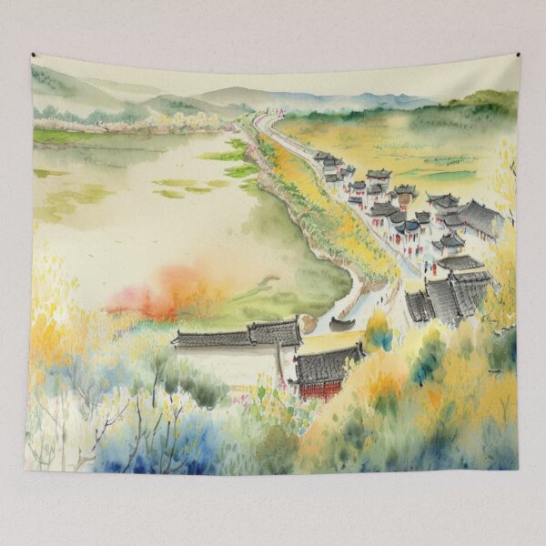 Item preview, Torcross and Slapton 3（watercolour + AI) designed and sold by artsmeow.