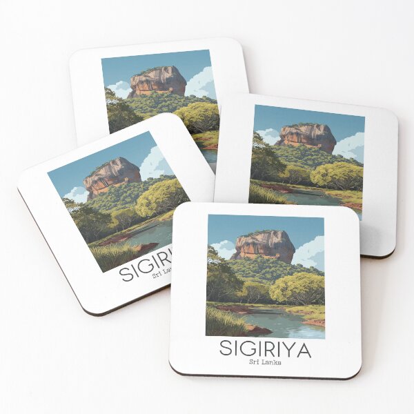 Item preview, A Vintage Illustration of Sigiriya - Sri Lanka  designed and sold by GoodOldVintage.