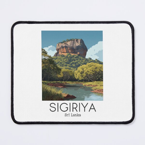 Item preview, A Vintage Illustration of Sigiriya - Sri Lanka designed and sold by GoodOldVintage.