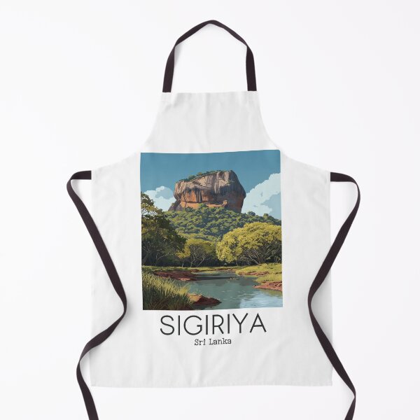 Item preview, A Vintage Illustration of Sigiriya - Sri Lanka  designed and sold by GoodOldVintage.