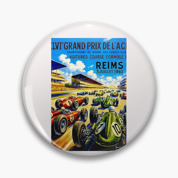Item preview, Blast from the past Reims Vintage poster 1960 variation#1 designed and sold by Helios Be. Lavsh.
