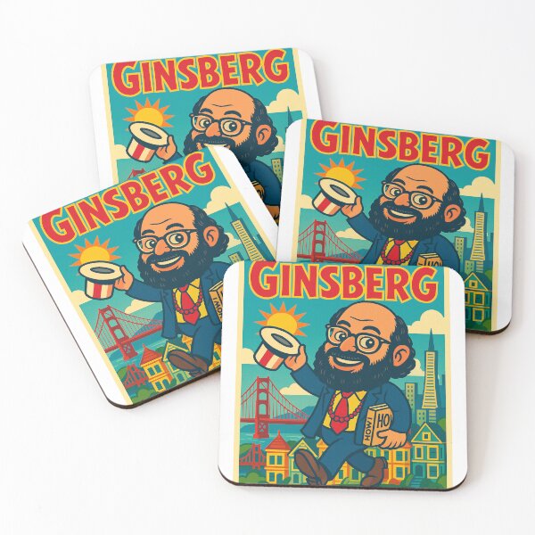 Item preview, Allen Ginsberg in San Francisco – Pop Beat Tribute designed and sold by Void Supply.