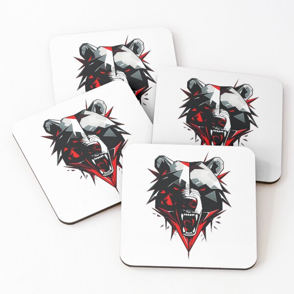 Item preview, Bear illustration - Red designed and sold by StefAnimal.