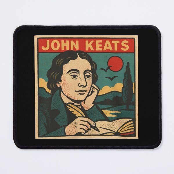 Item preview, John Keats Retro Style designed and sold by lukawestwood.