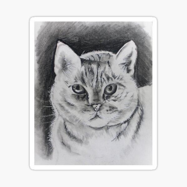 Aperçu de l'œuvre Chat roux créée et vendue par CarynneS.