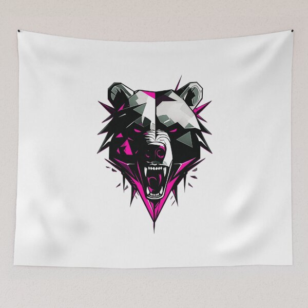 Item preview, Bear illustration - Pink designed and sold by StefAnimal.