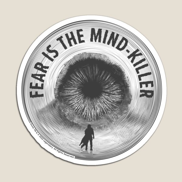 Item preview, Dune, the sandworm. Fear is the mind-killer designed and sold by memendesign.