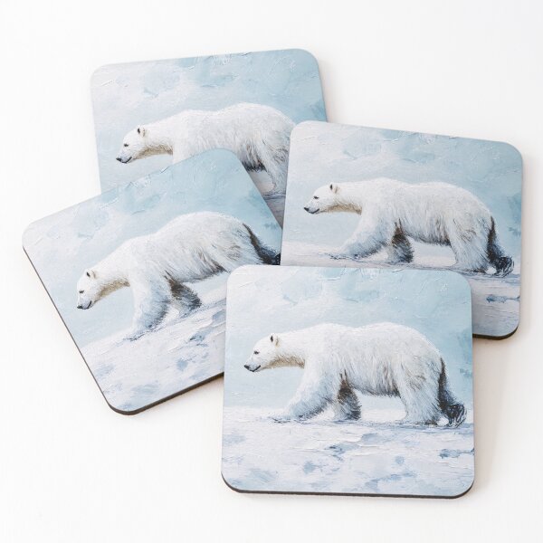 Item preview, Polar bear in the Arctic by Elin Norrgård designed and sold by VelvetEchoArt.