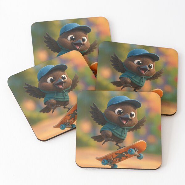 Item preview, Skater Brown Headed Cowbird designed and sold by Sillytoe.