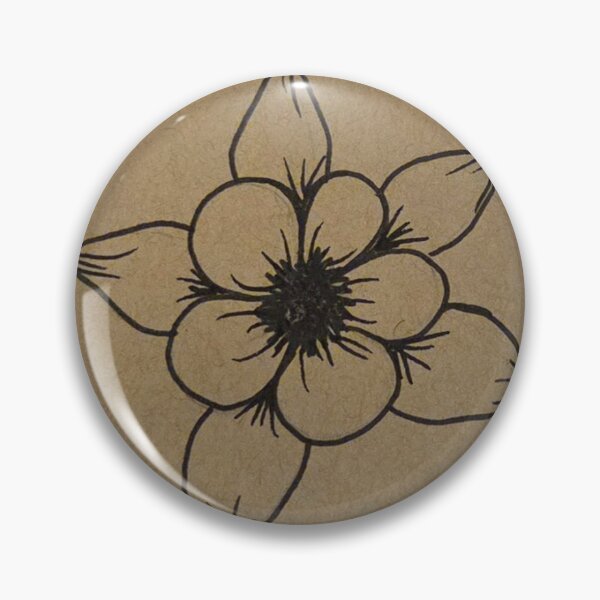 Item preview, Columbine Flower Drawing designed and sold by This and That.