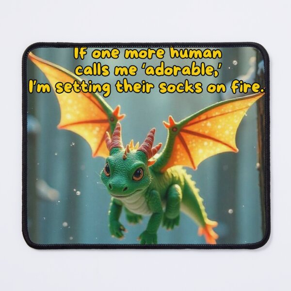 Item preview, Not Adorable — Just a Tiny Fire Hazard designed and sold by Artitude Studio.