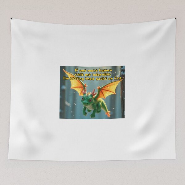 Item preview, Not Adorable — Just a Tiny Fire Hazard designed and sold by Artitude Studio.