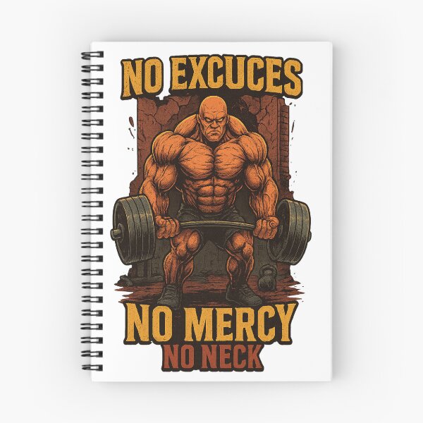 Item preview, No Excuses No Mercy Gym Beast designed and sold by QuirkWears.