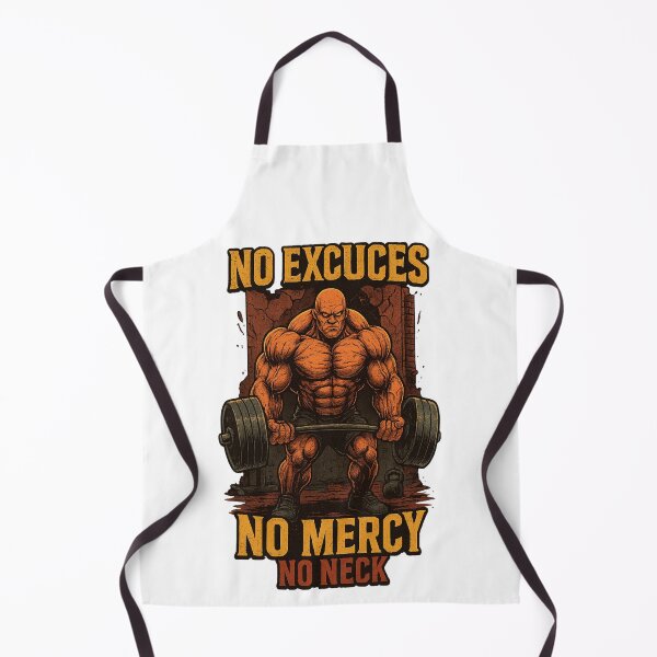 Item preview, No Excuses No Mercy Gym Beast designed and sold by QuirkWears.