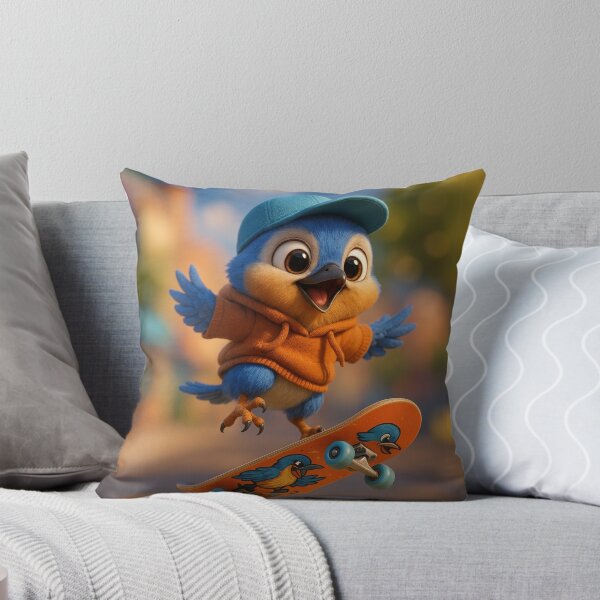 Item preview, Skater Eastern Bluebird designed and sold by Sillytoe.