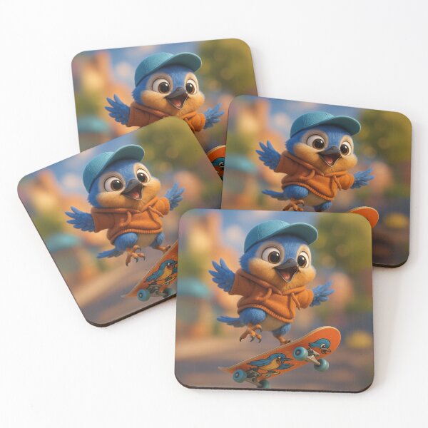 Item preview, Skater Eastern Bluebird designed and sold by Sillytoe.