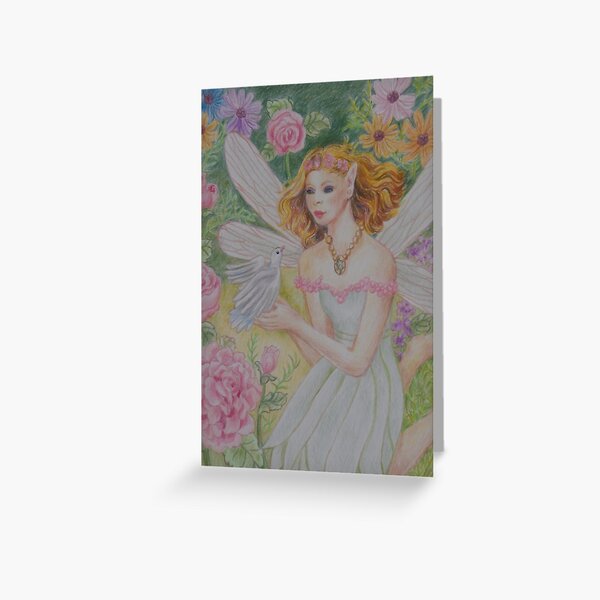 Item preview, Peace in the Garden Fairy designed and sold by ChowFineArt.