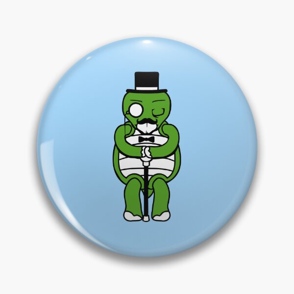 Item preview, Mr. Turtle Gentleman Top Hat Monocle Glasses 2 rich Sir designed and sold by shirt-o-mat.
