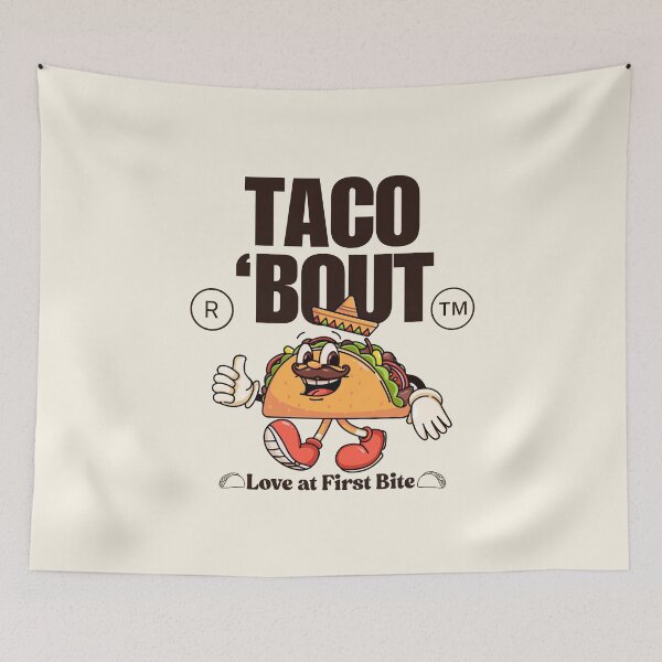 Item preview, Taco 'bout love at first bite designed and sold by Peerless-Prime.