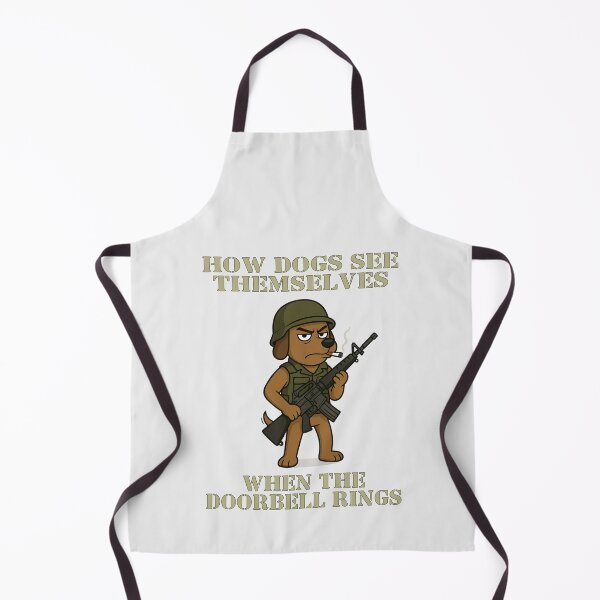 Item preview, Funny Combat Dog Soldier Vietnam Vet M16 Doorbell Joke designed and sold by MilitaryMart.
