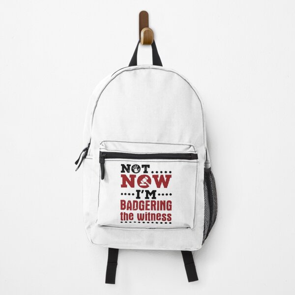 Item preview, Not Now I'm Badgering the Witness Funny Moot Court Lawyer designed and sold by jaygo.