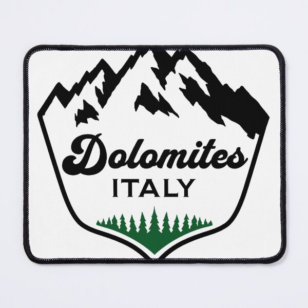 Item preview, Dolomites Skiing Italy designed and sold by Paperfly Doodles.