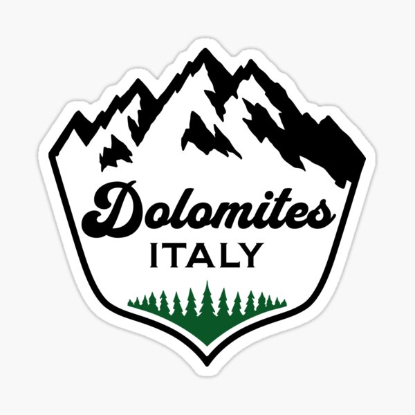 Item preview, Dolomites Skiing Italy  designed and sold by Paperfly Doodles.