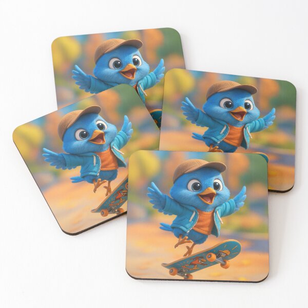 Item preview, Skater Mountain Bluebird designed and sold by Sillytoe.