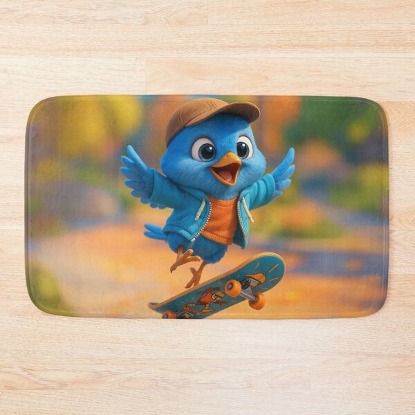 Item preview, Skater Mountain Bluebird designed and sold by Sillytoe.