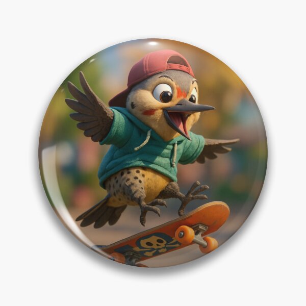 Item preview, Skater Northern Flicker designed and sold by Sillytoe.
