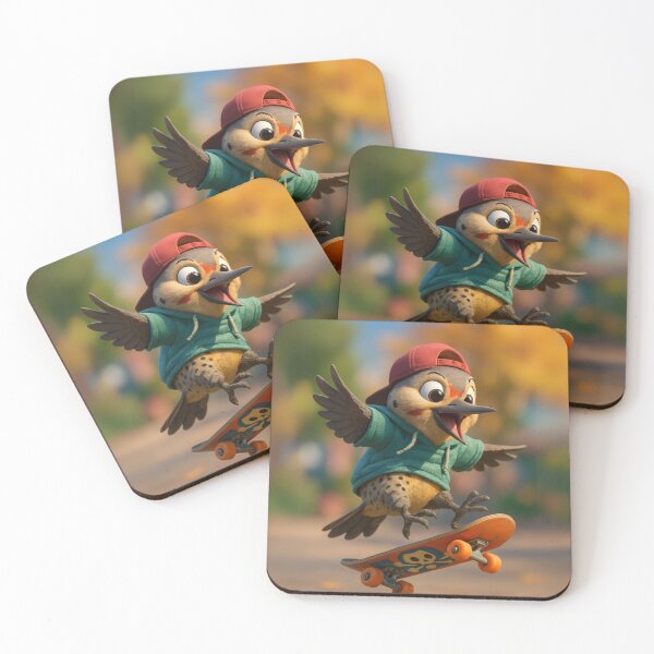 Item preview, Skater Northern Flicker designed and sold by Sillytoe.