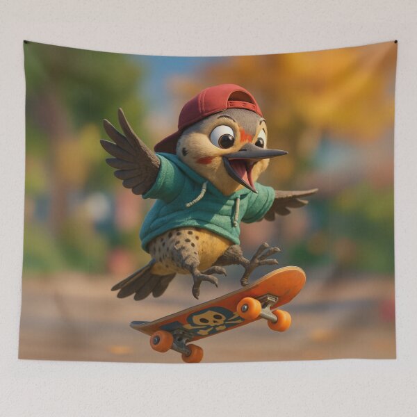 Item preview, Skater Northern Flicker designed and sold by Sillytoe.