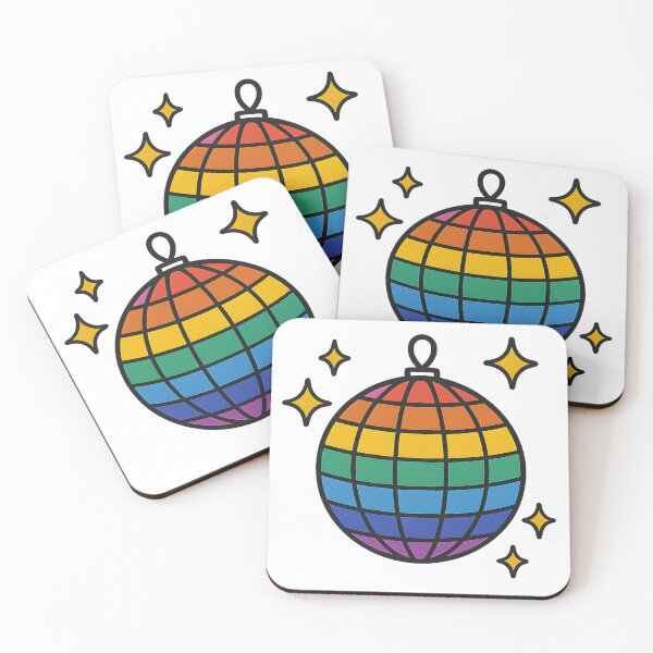Item preview, Rainbow Disco Ball – Pride Celebration Art designed and sold by Haus Of Sin.