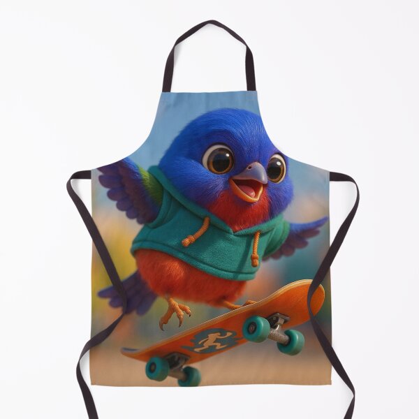 Item preview, Skater Painted Bunting designed and sold by Sillytoe.