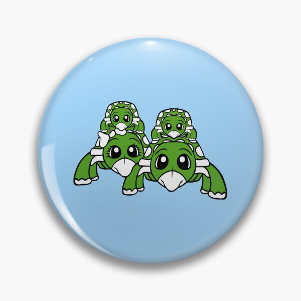 Item preview, Turle Family 2 Children Mom Dad Mother Father Cute designed and sold by shirt-o-mat.