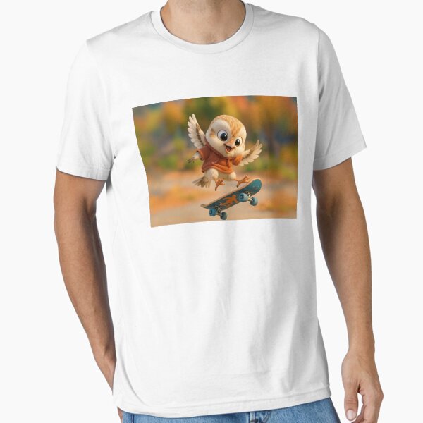 Item preview, Skater Snow Bunting designed and sold by Sillytoe.