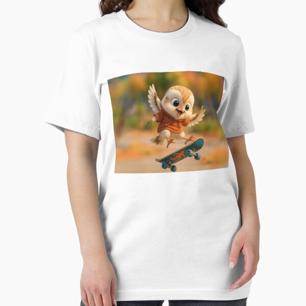 Item preview, Skater Snow Bunting designed and sold by Sillytoe.