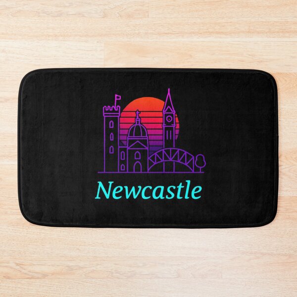 Item preview, Newcastle Neon Skyline Collection: Futuristic City Lights designed and sold by Design_Your_Day.