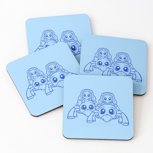 Item preview, Turle Family 2 Children Mom Dad Mother Father Cute designed and sold by shirt-o-mat.