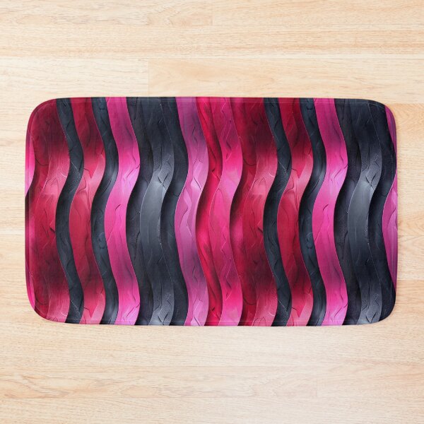 Item preview, Textured Wavy Ribbons in Pink and Grey designed and sold by NTGUILTY.