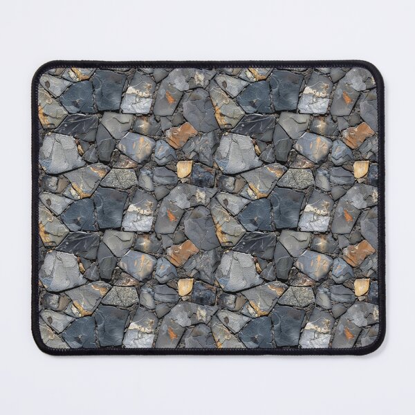 Item preview, Abstract Slate and Stone Mosaic with Earthy Tones designed and sold by NTGUILTY.