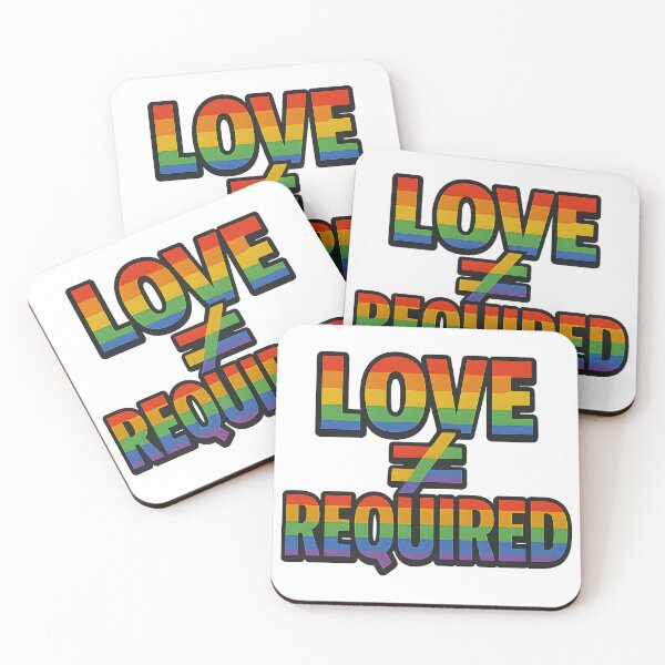 Item preview, Love Is Required – Rainbow Typography designed and sold by Haus Of Sin.