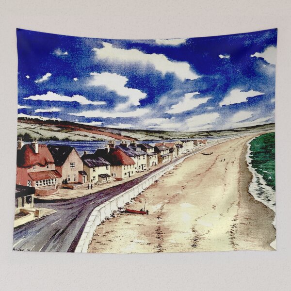 Item preview,  Torcross and Slapton2,1 （watercolour + AI) designed and sold by artsmeow.