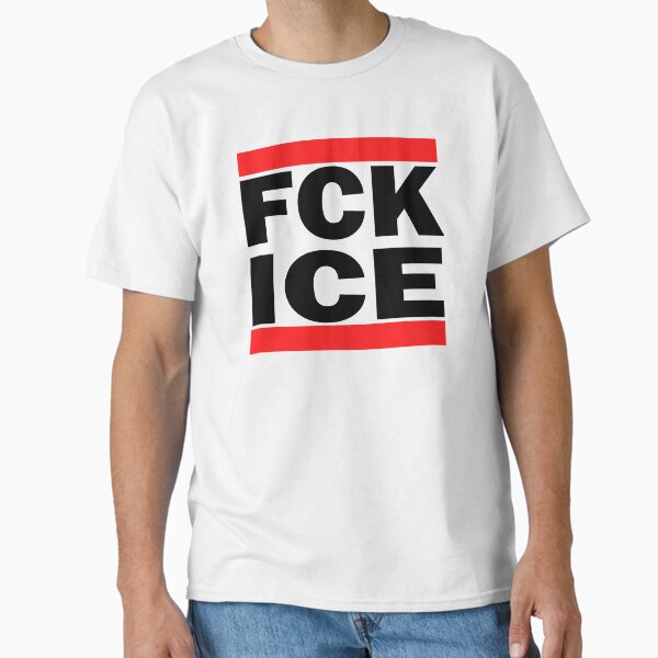 Item preview, Abolish ICE Shirt | Run-D.M.C. Style FCK ICE Protest Design - No Borders, No Walls Activist Merch designed and sold by RevolutionToday.